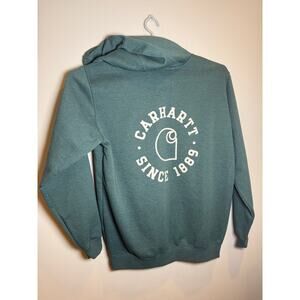 Carhartt Rain Defender Loose Fit Logo Hoodie Bluestone – L Tall – NWT